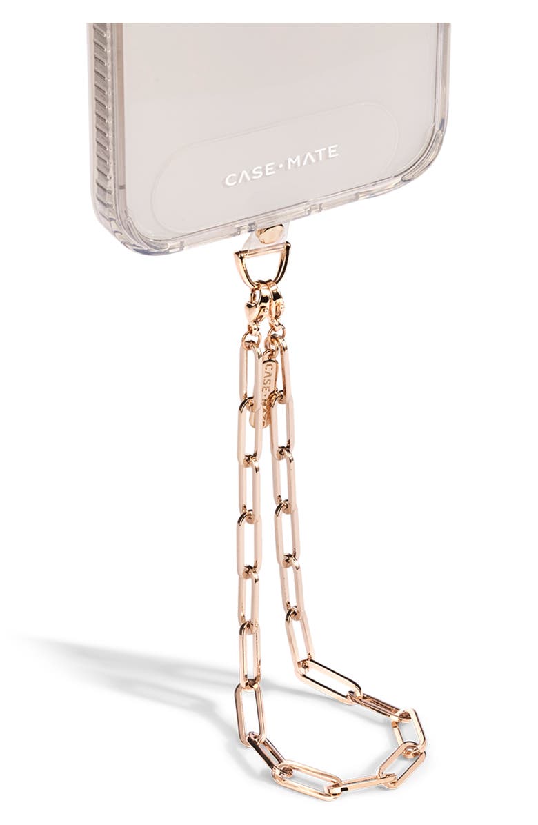 Case-Mate<sup>®</sup> Linked Charm Phone Chain, Alternate, color, Gold