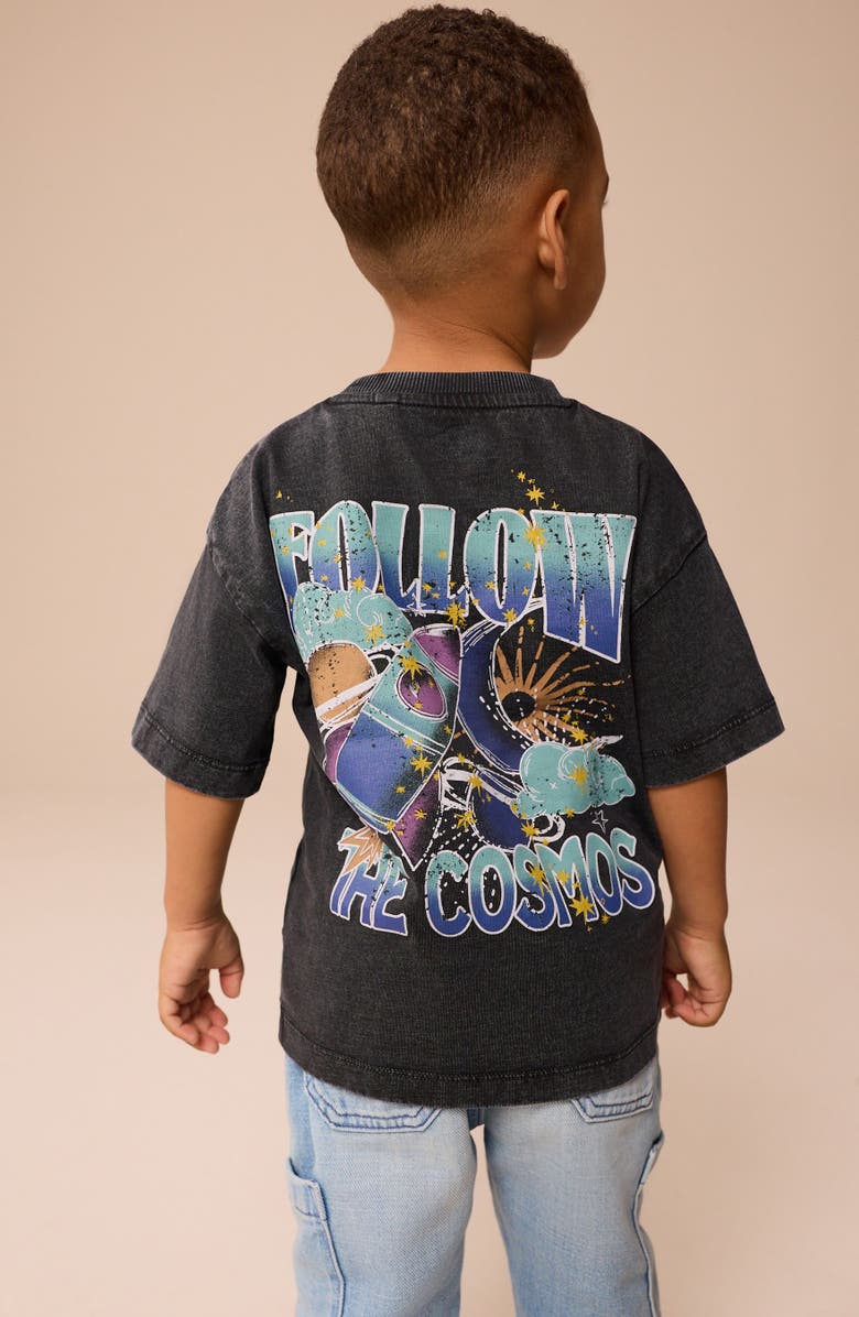 NEXT Kids' Follow the Cosmos Cotton Graphic T-Shirt, Alternate, color, 