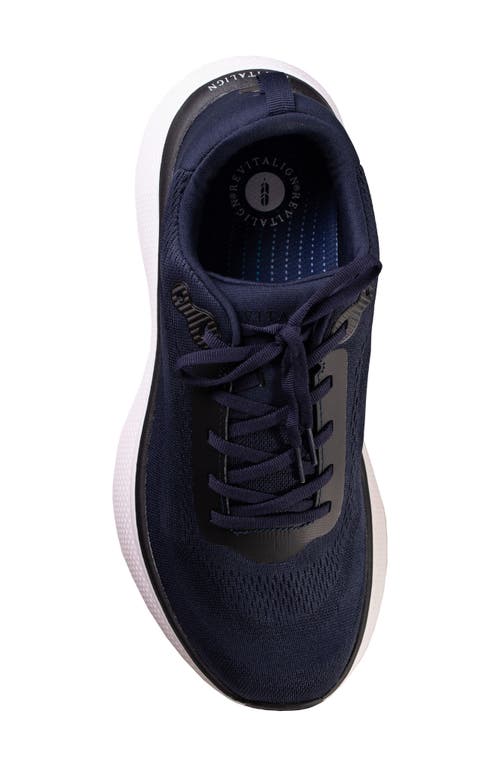 Revitalign Gaia Walking Sneaker In Navy