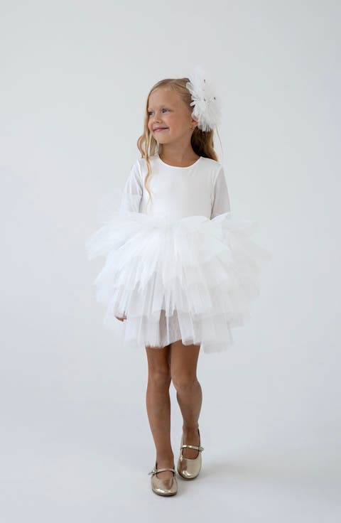 Ivy Open Back Fluffy Tutu Dress (Baby)