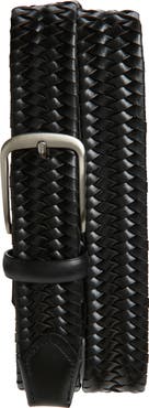 Nordstrom Thomas Braided Leather Stretch Belt