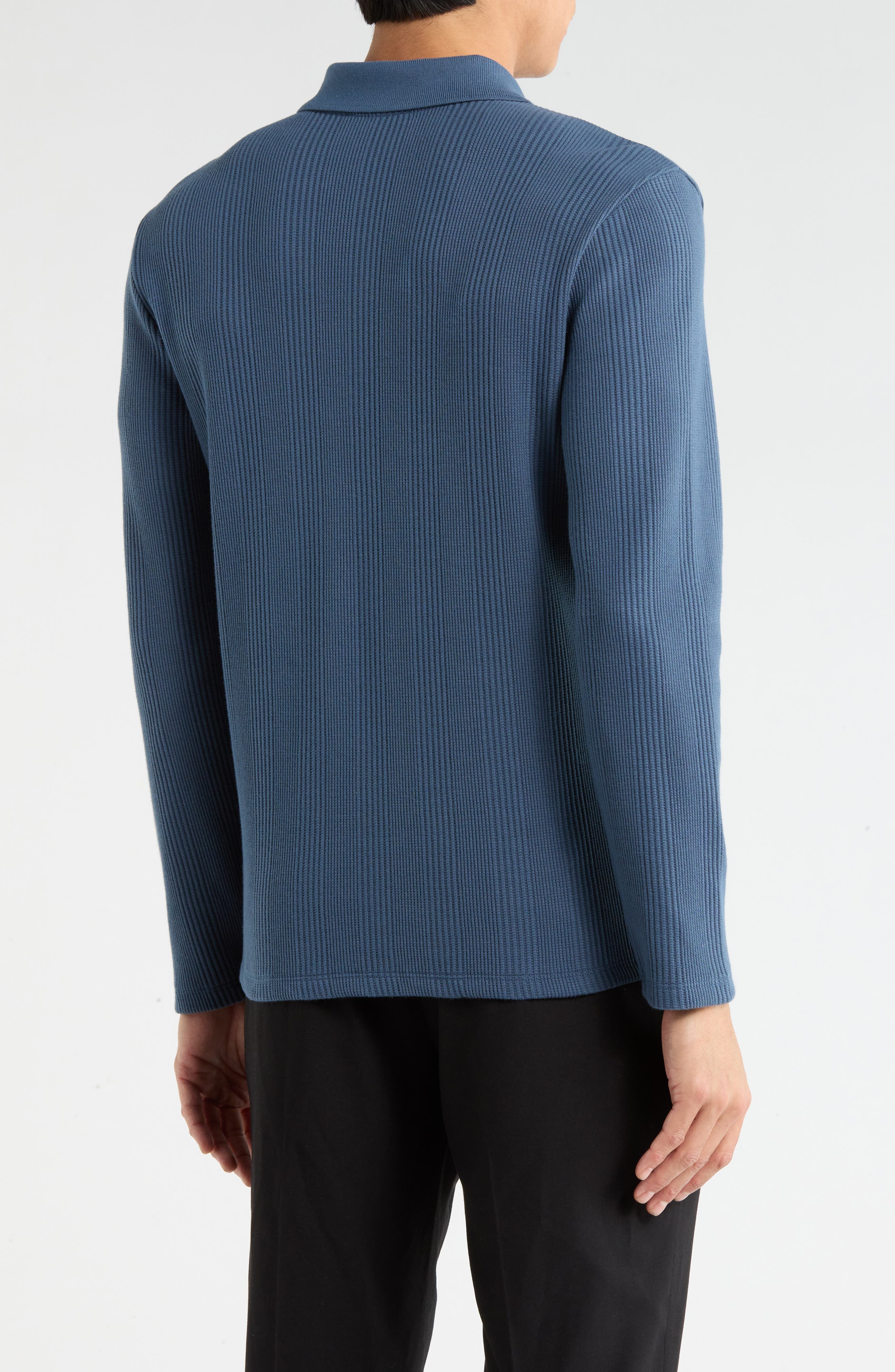 Variegated Waffle Stitch Polo - image 4
