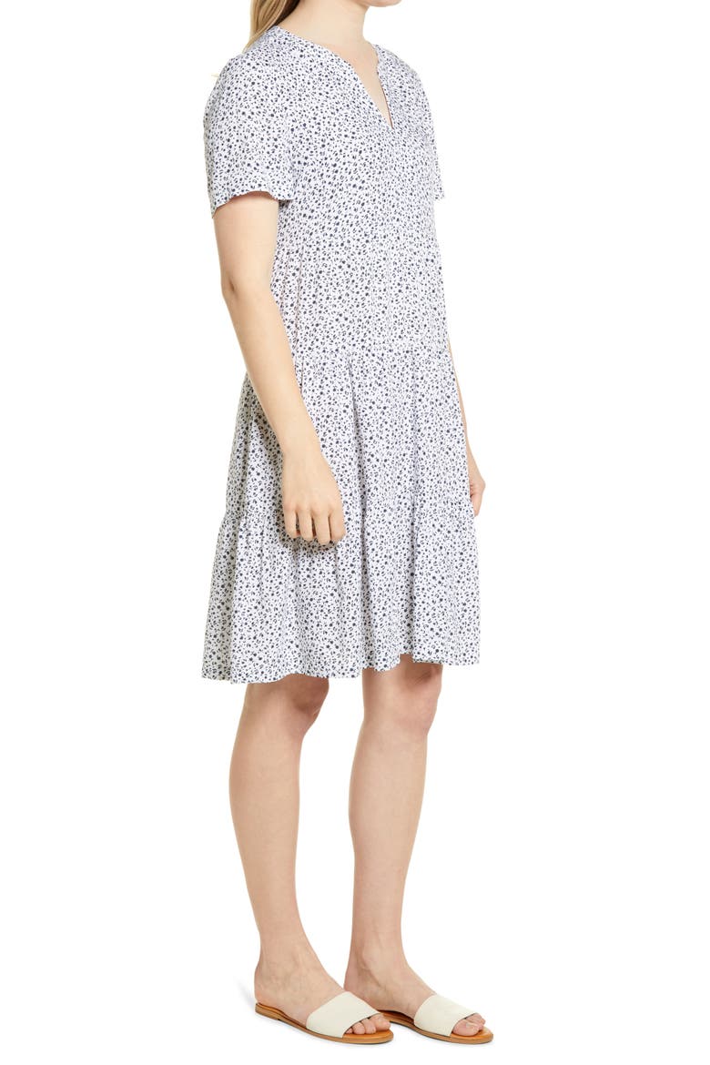 Coley Print Tiered Shift Dress, Alternate, color, ITSY DITSY