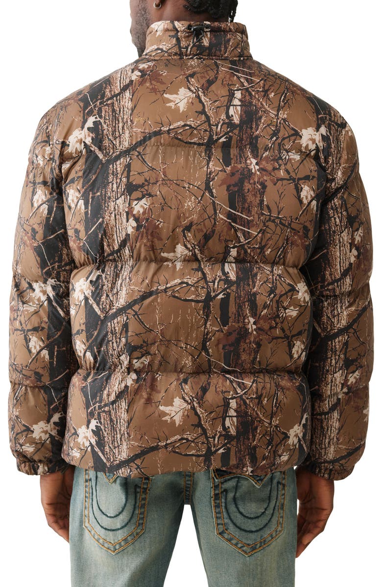 True Religion Forest Camo Puffer Jacket, Alternate, color, Camo