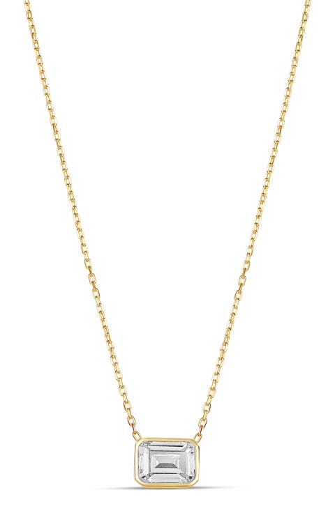 Mini Heart Bezel Pendant Necklace