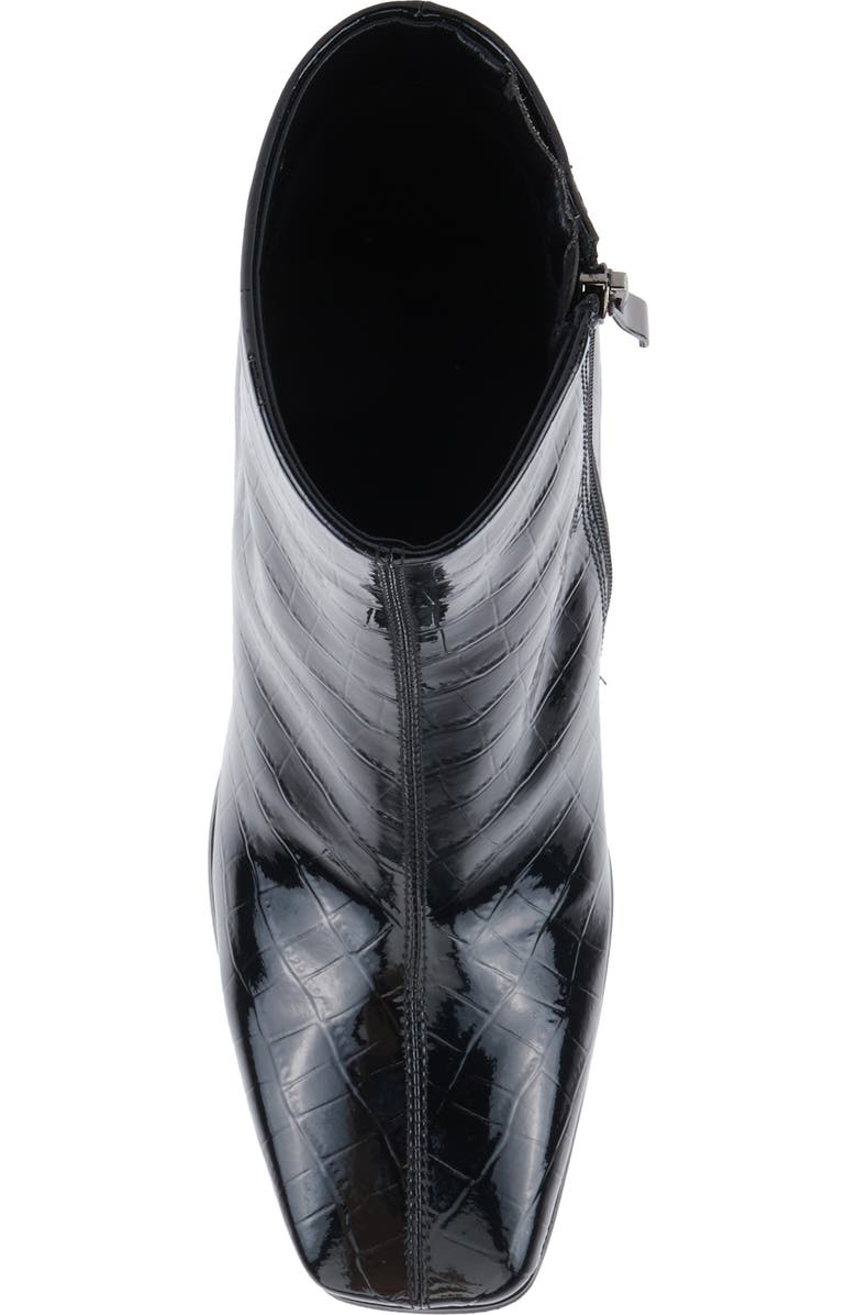 AZURA BY SPRING STEP Longoria Square Toe Bootie, Alternate, color, Black Patent