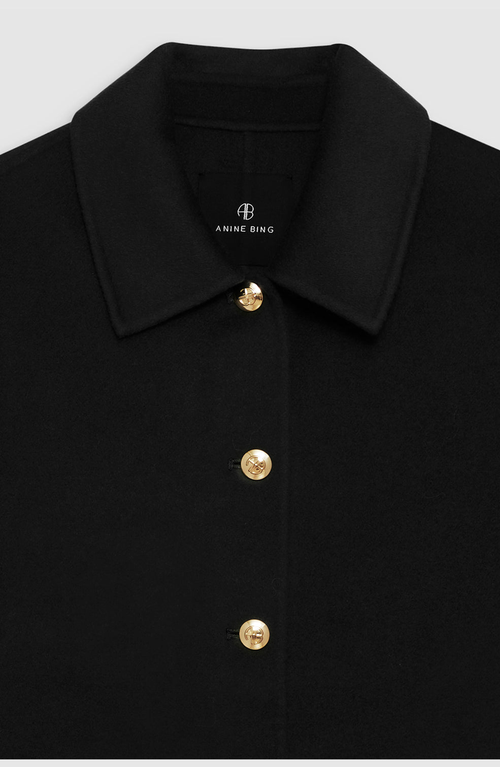 Anine Bing Luca Cashmere Blendjacket In Black