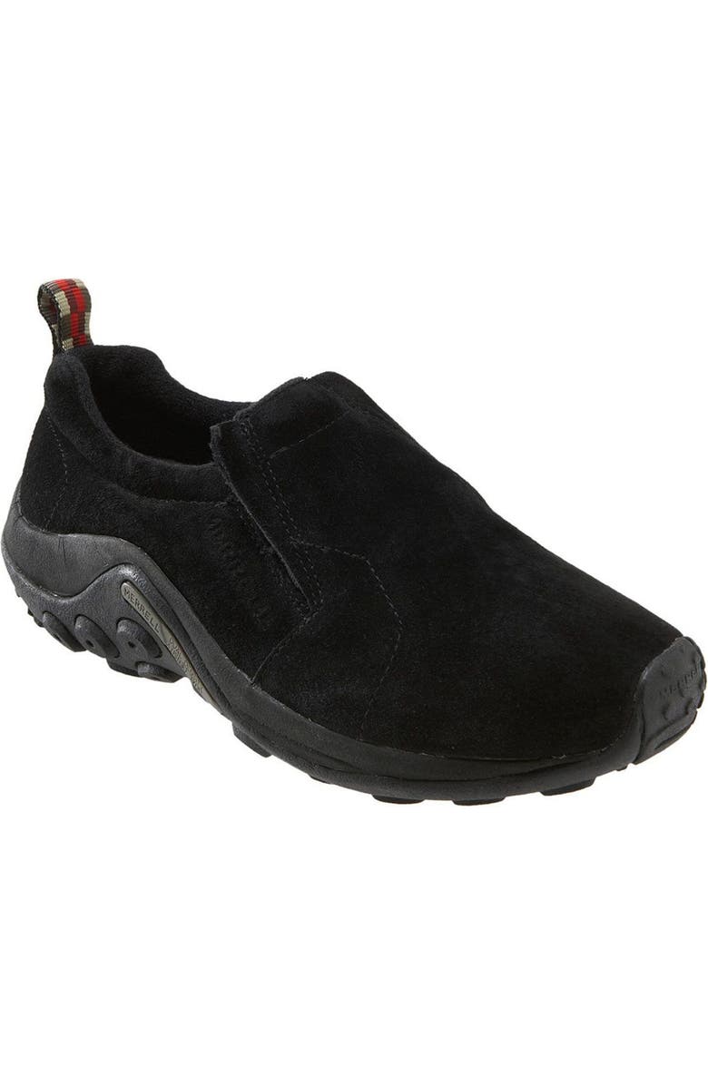 Merrell Jungle Moc Athletic Slip-On, Main, color, Black