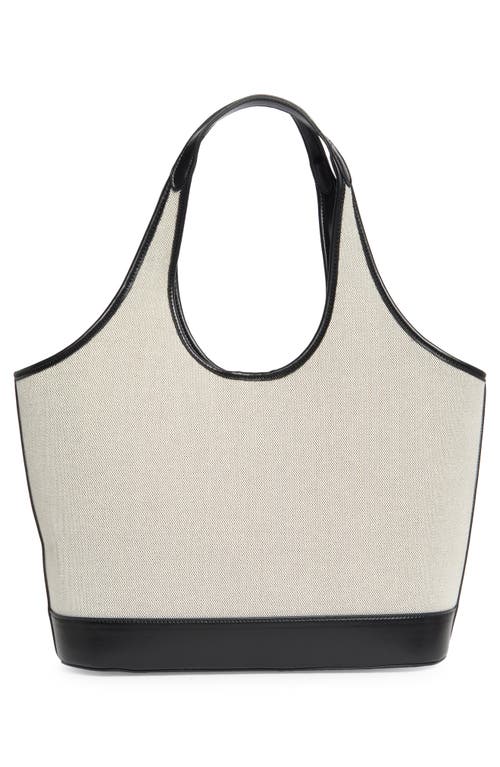 Tahari Riverside Tote & Shoulder Bag In Black And White
