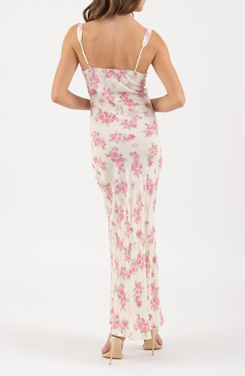 BLU PEPPER BLU PEPPER FLORAL MAXI DRESS