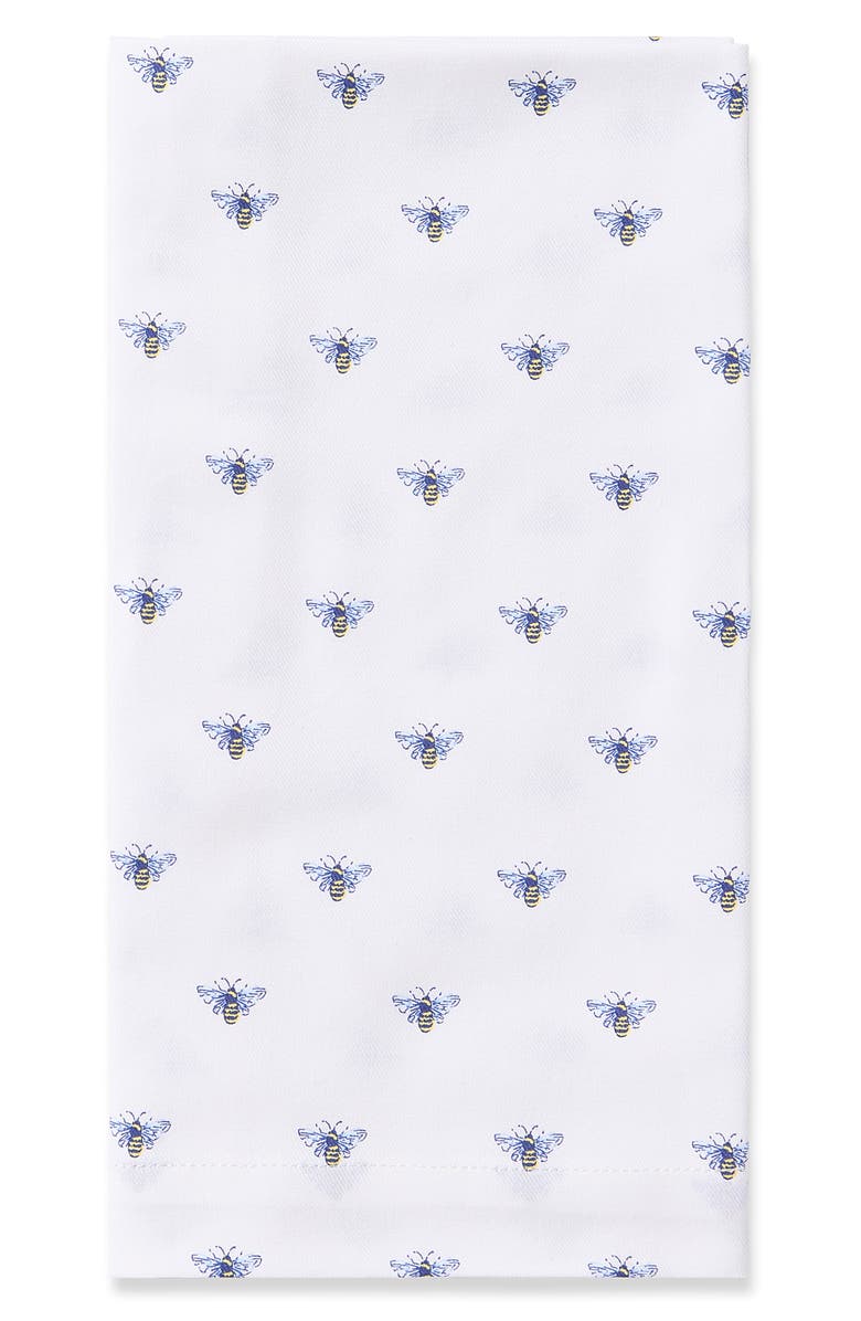 Petite Plume Set of 4 Buzzing Bees Cotton Napkins, Alternate, color, 