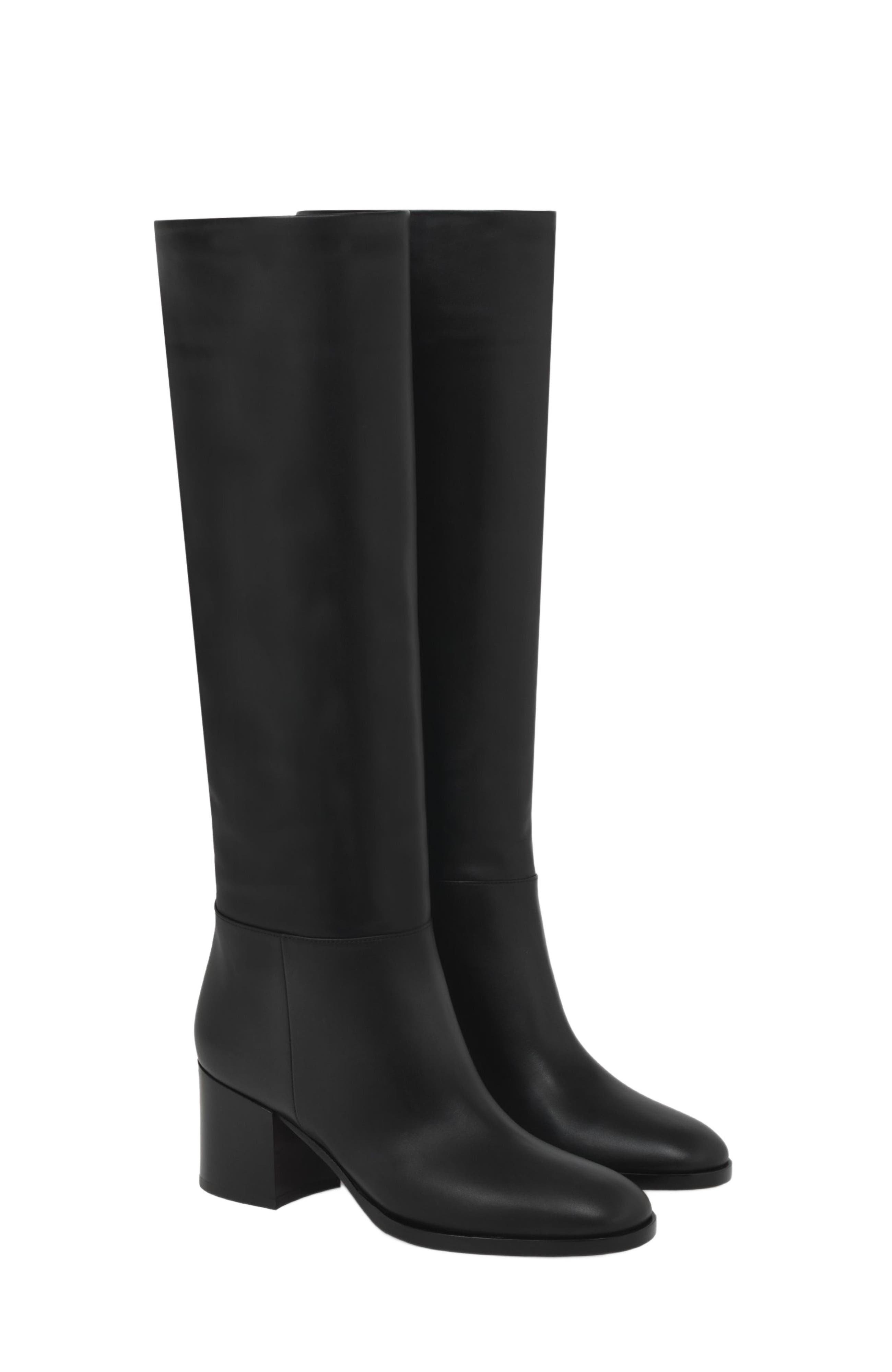Gianvito Rossi Santiago 60 Boots, Alternate, color, Black