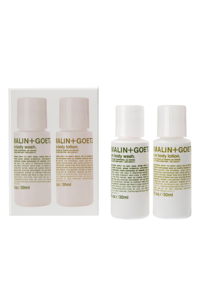 MALIN+GOETZ Travel Size Rum Body Set, Main, color, 