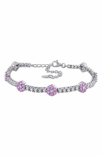 Sapphire Flower Bracelet