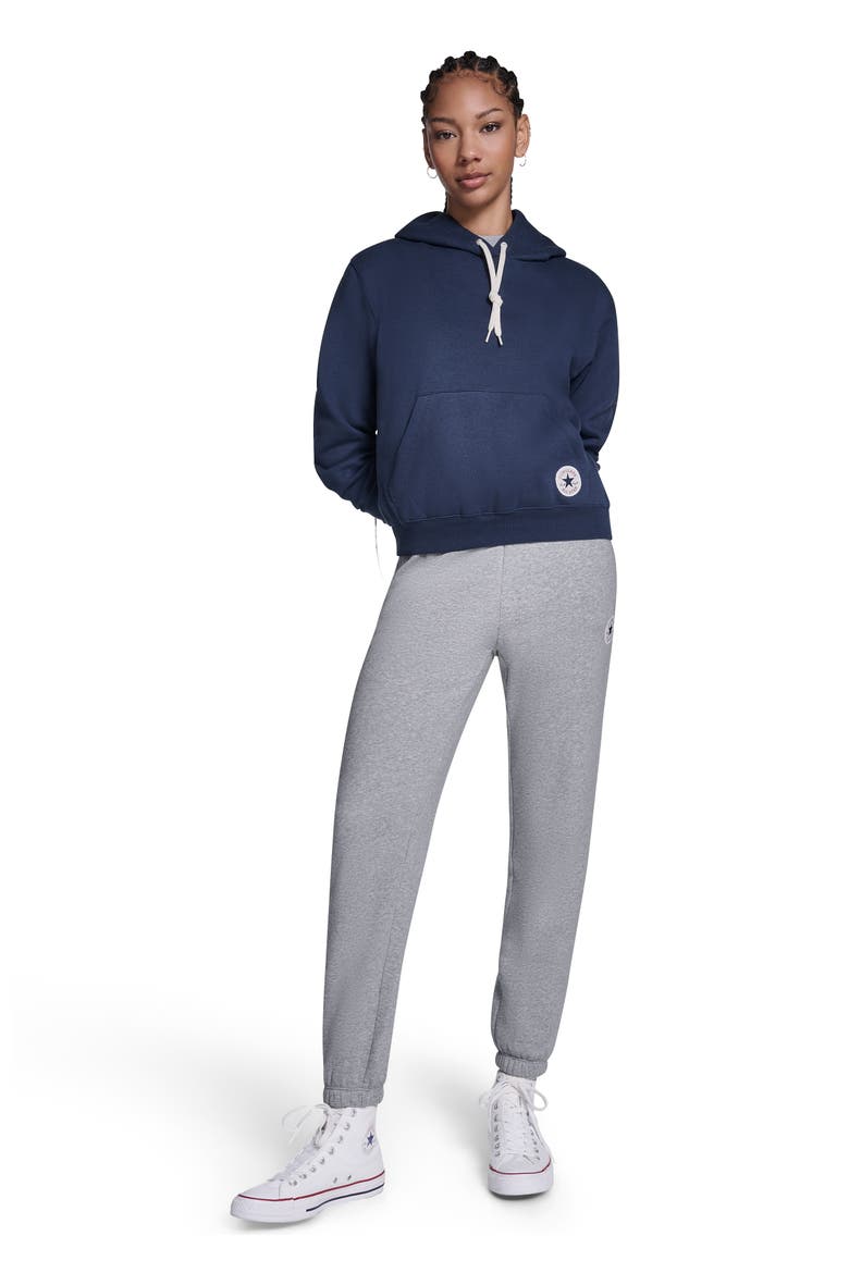 Chuck Taylor Patch Classic Pullover Hoodie, Alternate, color, SHADOW NAVY