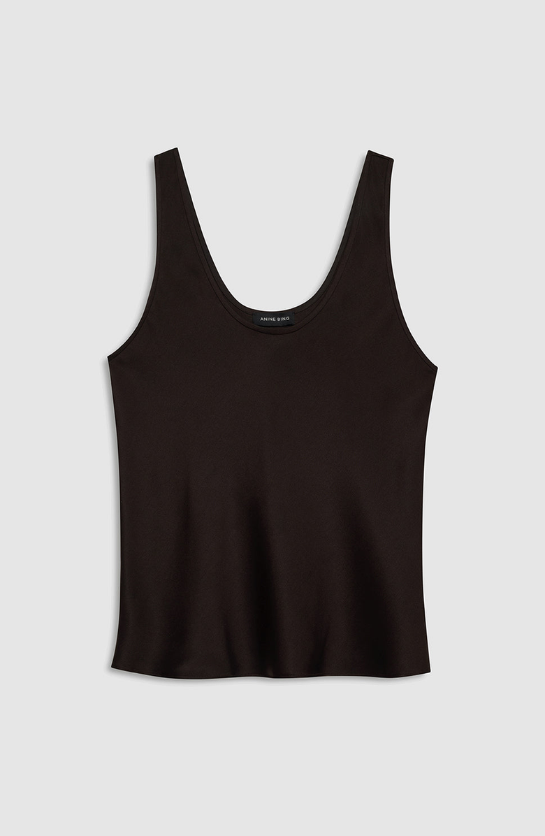 ANINE BING Lea Top, Alternate, color, Deep Brown