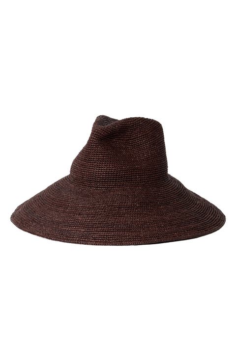 Waverly Wide Brim Packable Straw Hat