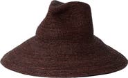 Janessa Leoné Waverly Wide Brim Packable Straw Hat