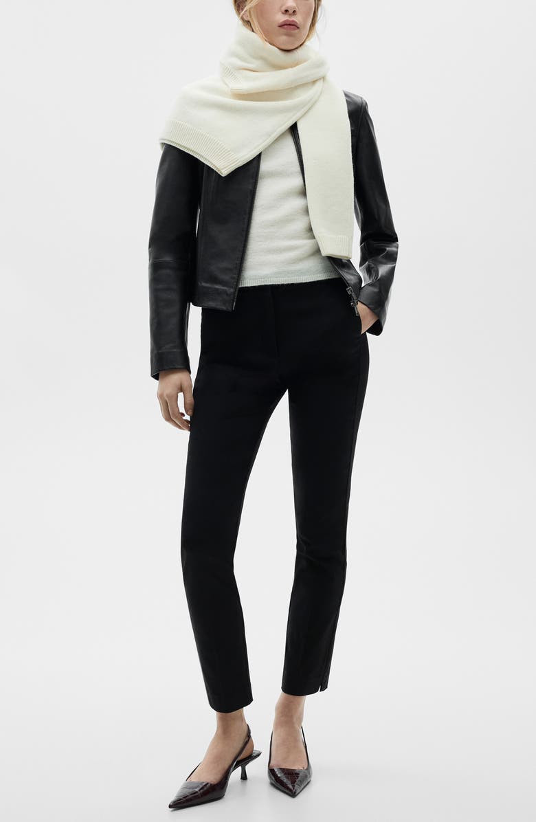 MANGO Crop Skinny Pants, Alternate, color, 