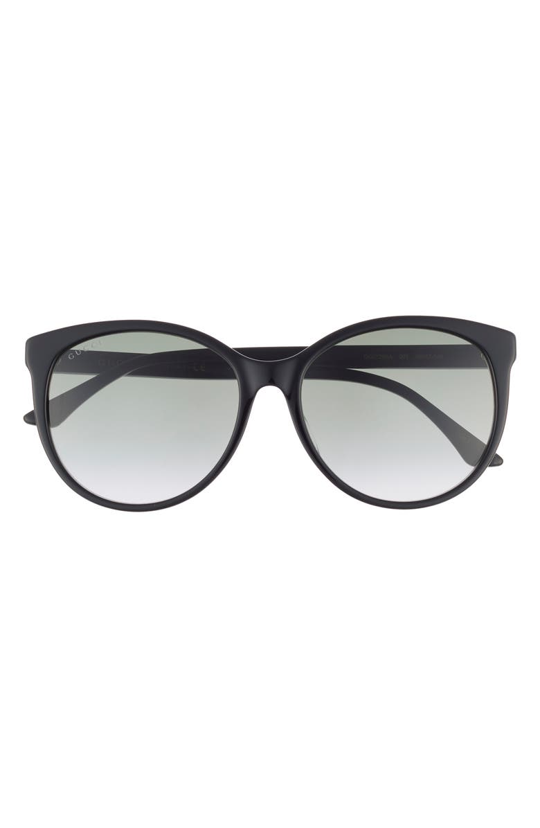 Gucci 56mm Oval Gradient Sunglasses, Main, color,