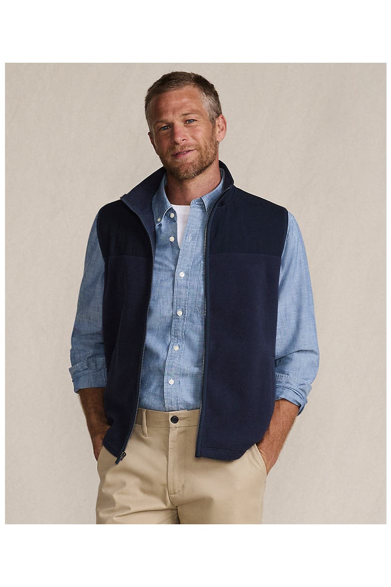 Anyweather RainDefense Fleece Vest, Alternate, color, Radiant Navy