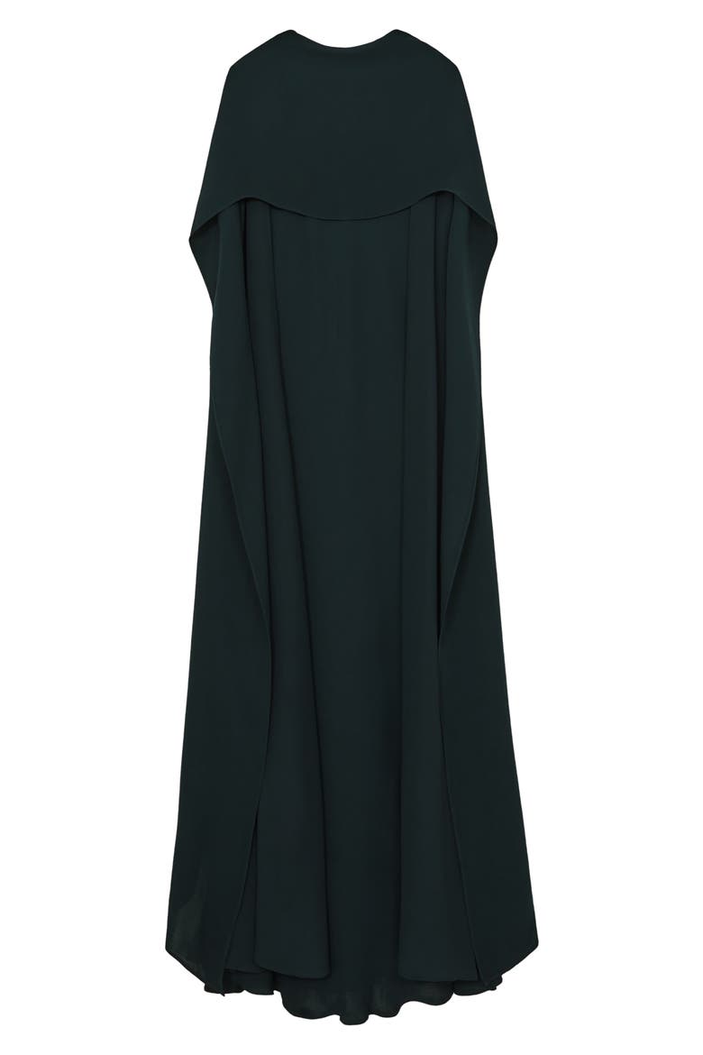 Greta Drape Gown, Alternate, color, TEAL GREEN