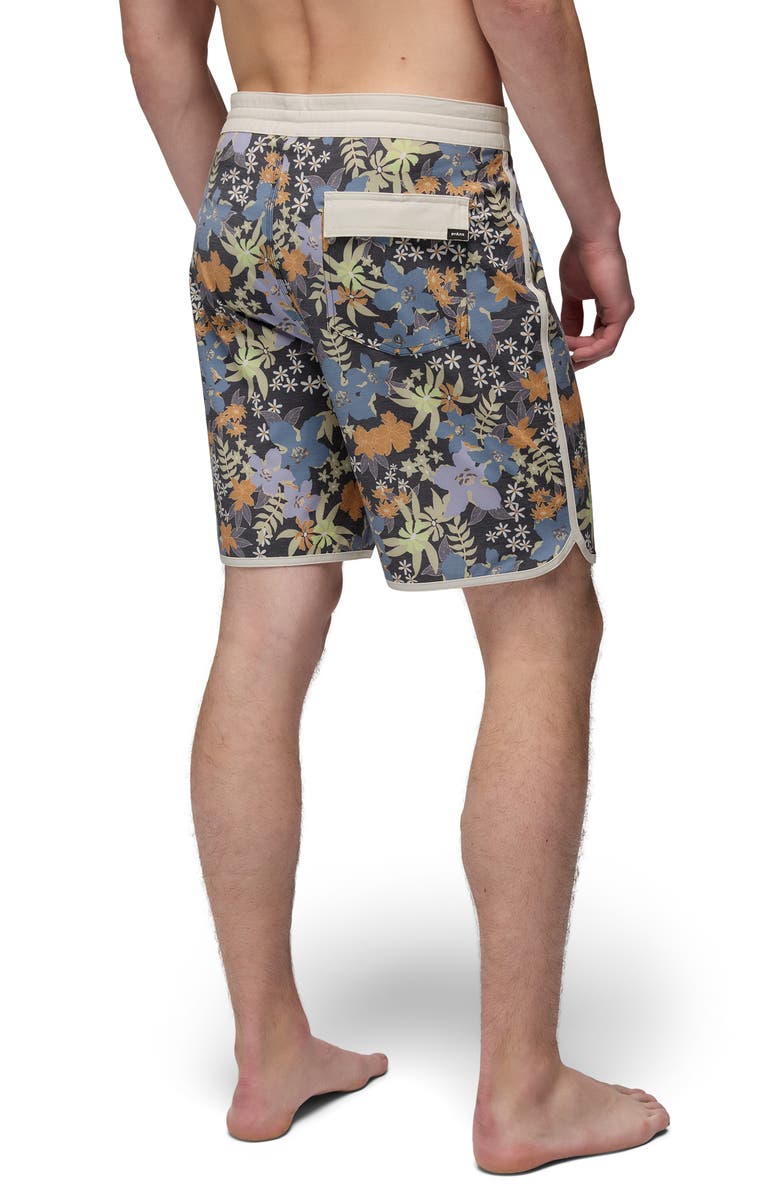 prAna 8-Inch Board Shorts, Alternate, color, Black Summer Nights