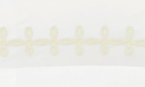 Matouk Gordian Knot Egyptian Cotton Percale Pillow Sham In White