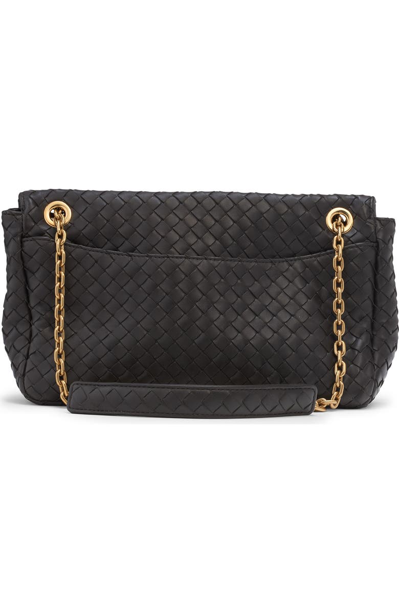 Bottega Veneta Madison Intrecciato Shoulder Bag, Alternate, color, 2009 Espresso-M Brass