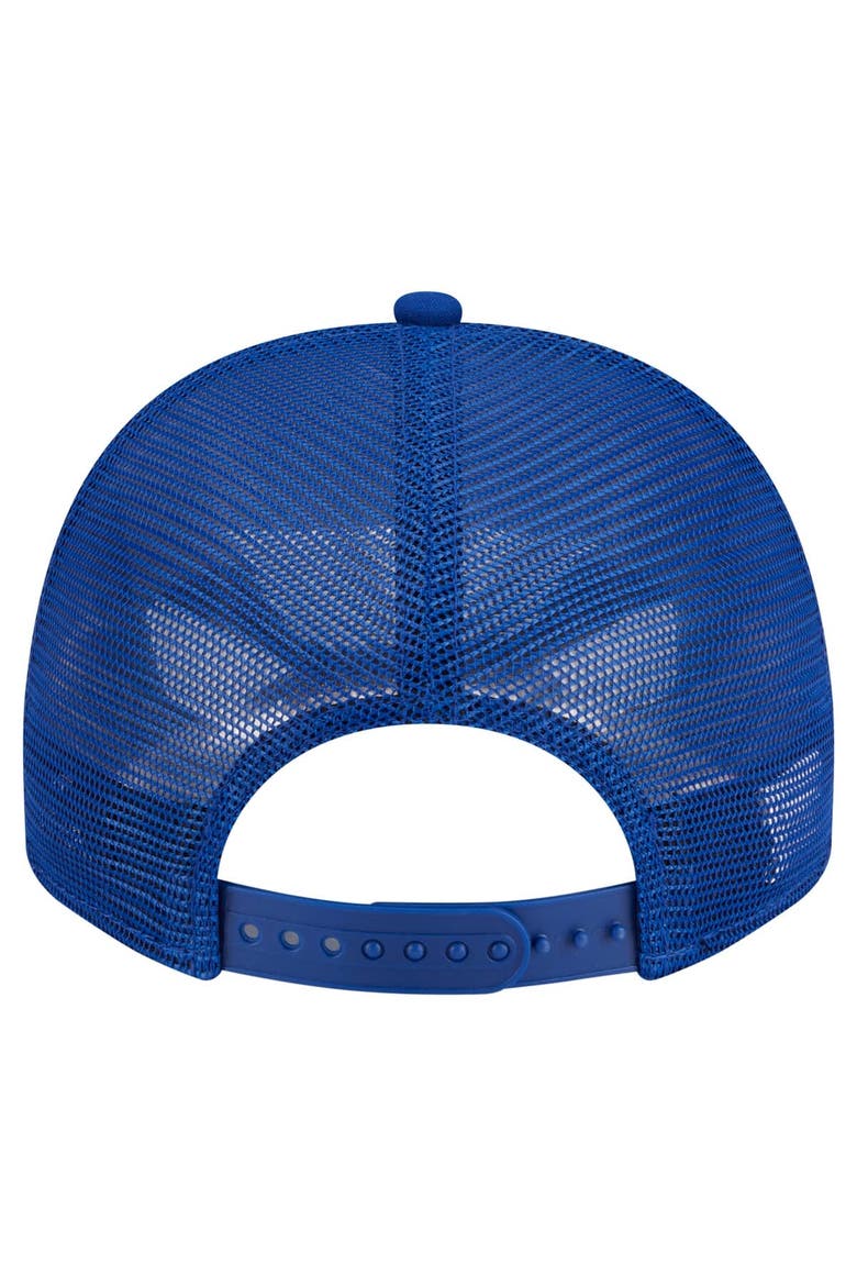 Men's New Era  Blue New York Rangers Vintage Team Rope A-Frame 9FIFTY Snapback Hat, Alternate, color, Blue