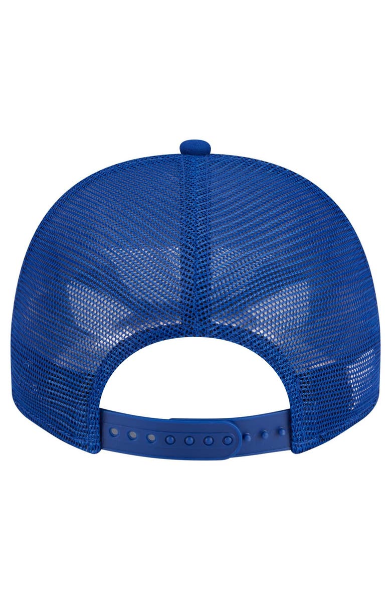 New Era Men's New Era Blue New York Rangers Vintage Team Rope A-Frame 9FIFTY Snapback Hat, Alternate, color, Blue