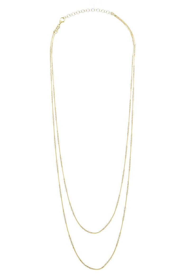 Multi Strand Necklace, Main, color, YELLOW