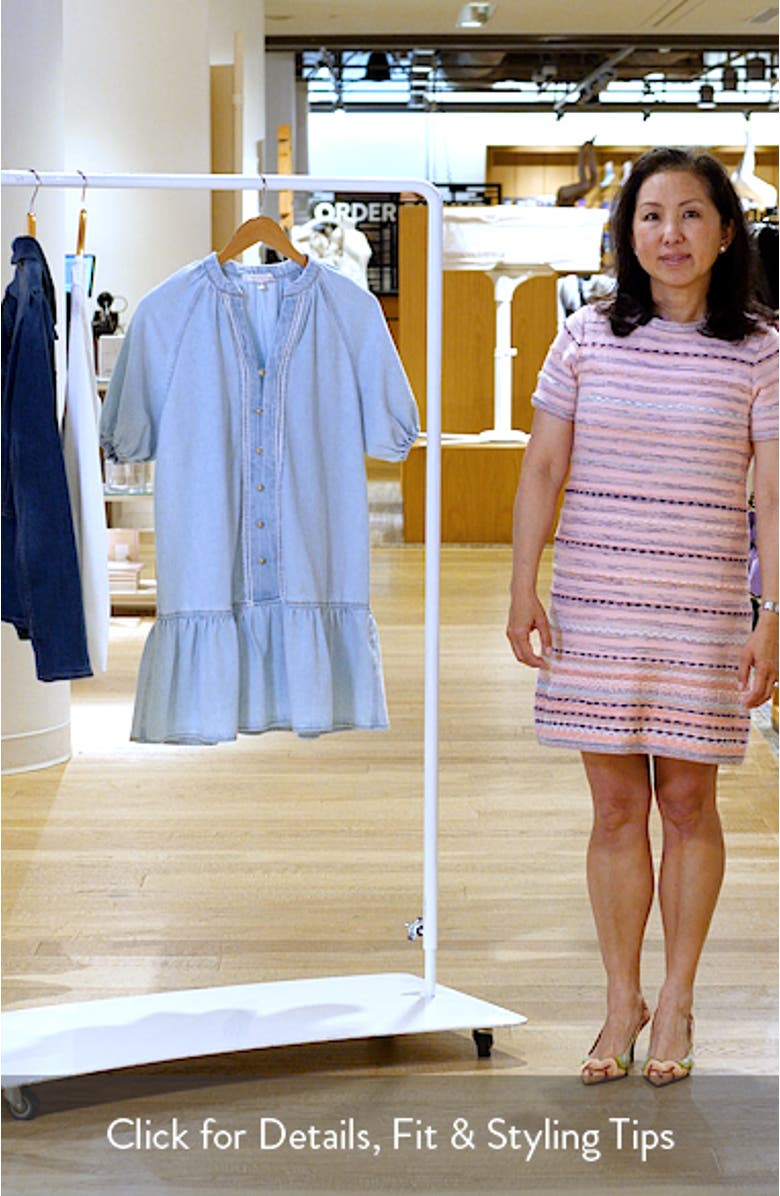 Joan Denim Minidress, sales video thumbnail