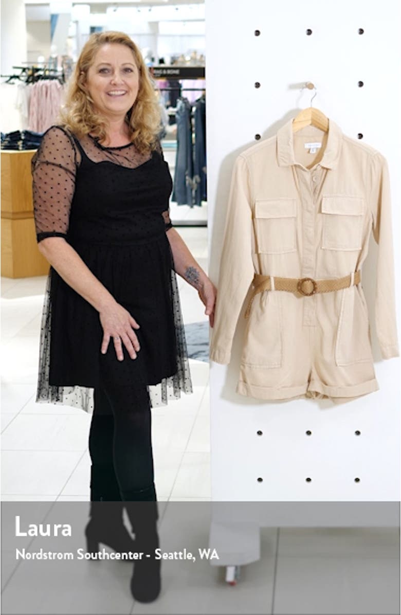 Belted Utility Romper, sales video thumbnail