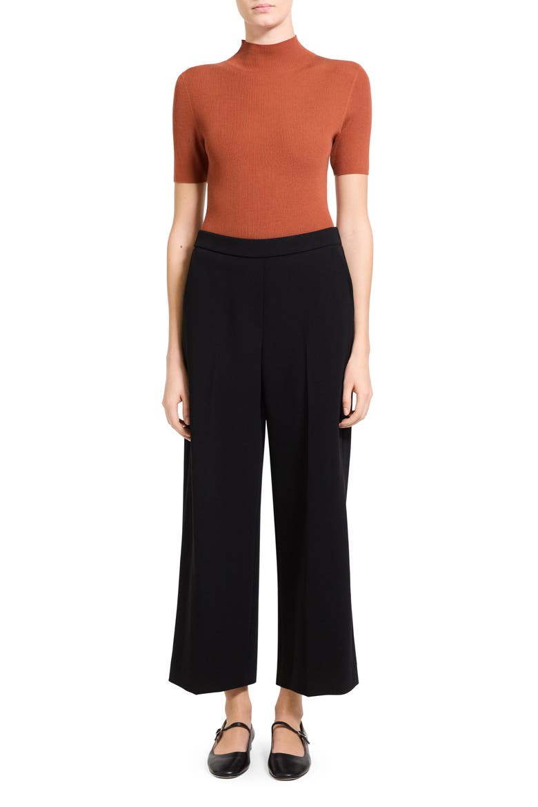 Straight Leg Pants, Alternate, color, BLACK