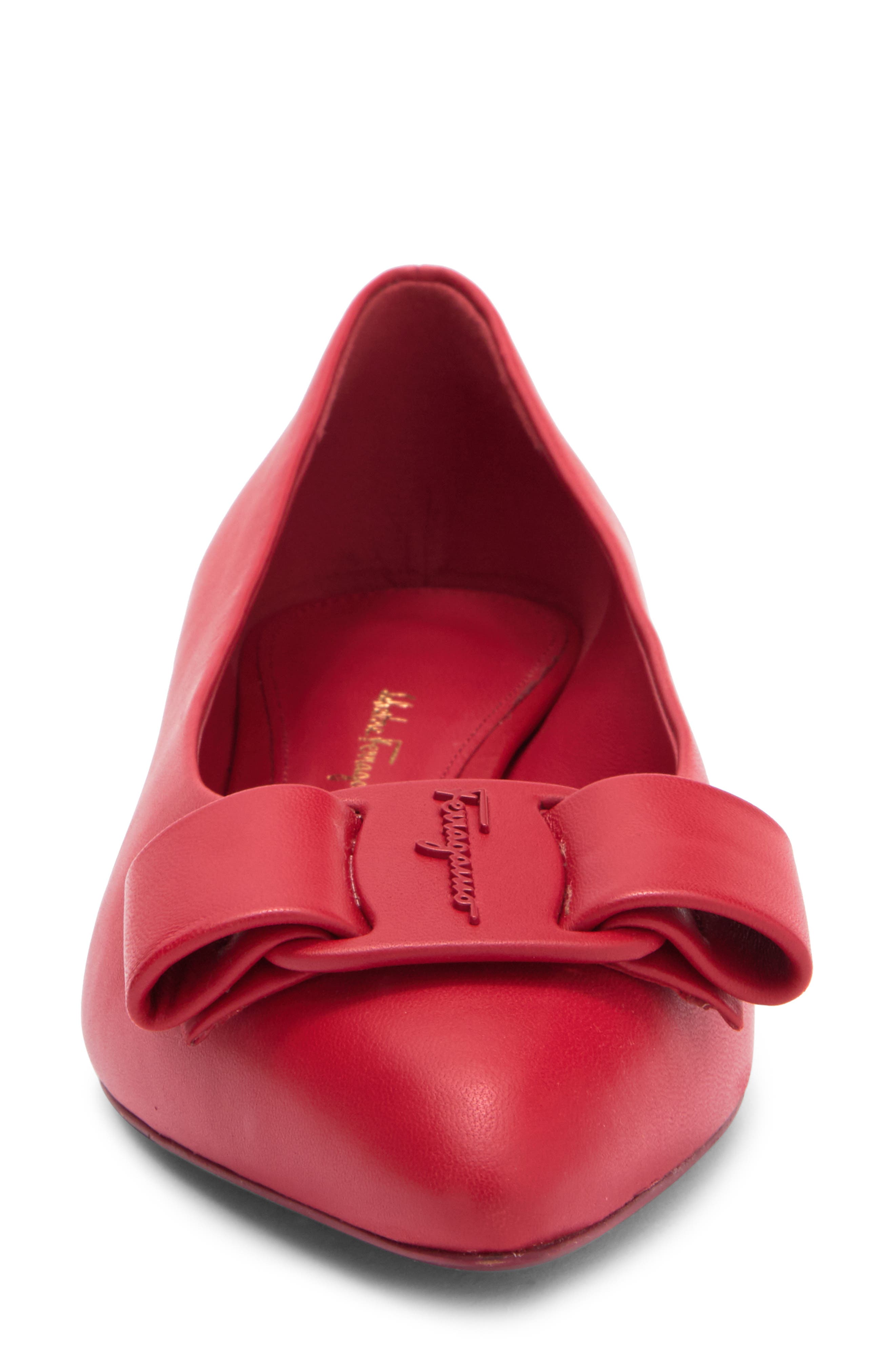 FERRAGAMO Viva Bow Ballet Flat, Alternate, color, 