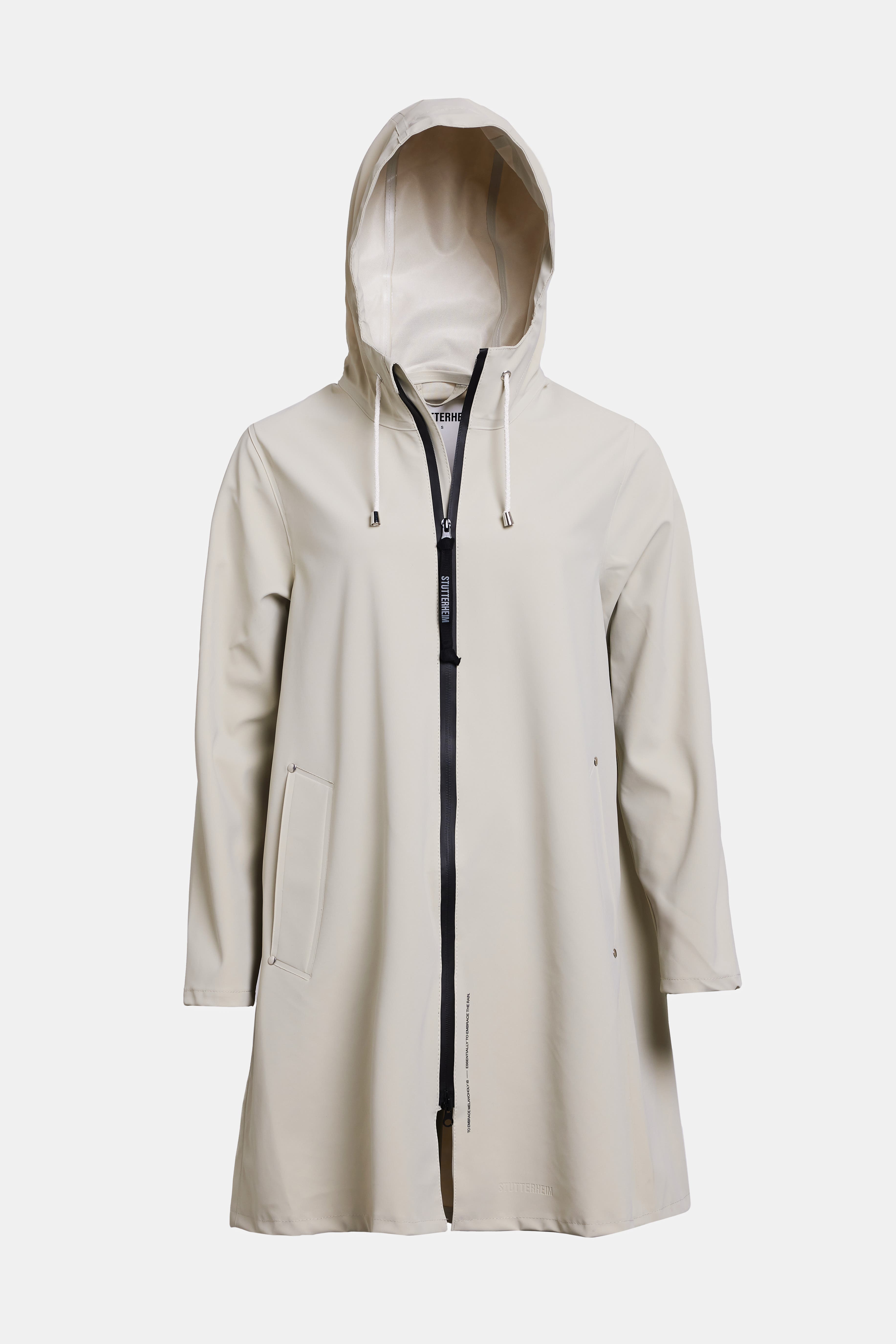 Mosebacke Lightweight Zip Matte Raincoat - image 2