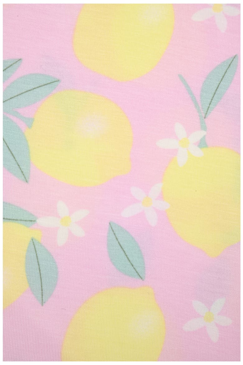 Print Romper & Hat Set, Alternate, color, YELLOW