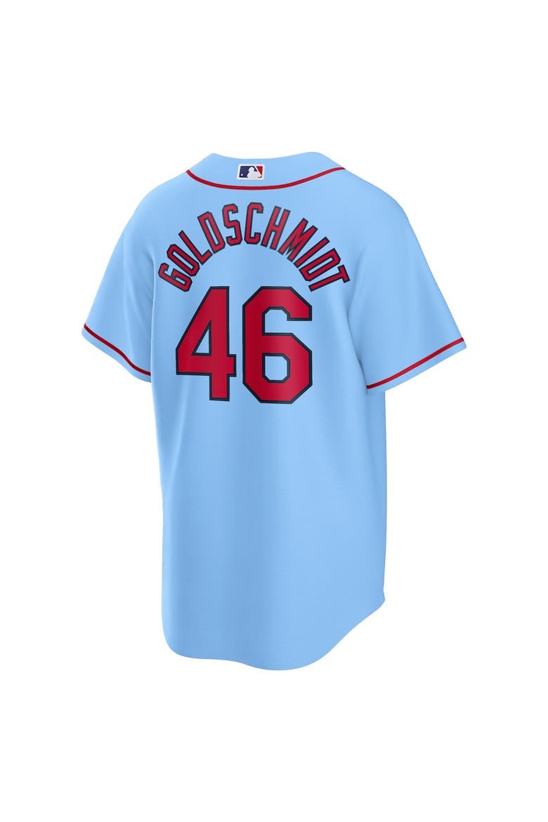 Men's Nike Paul Goldschmidt Light Blue St. Louis Cardinals Alternate Replica Player Name Jersey, Alternate, color, Light Blue