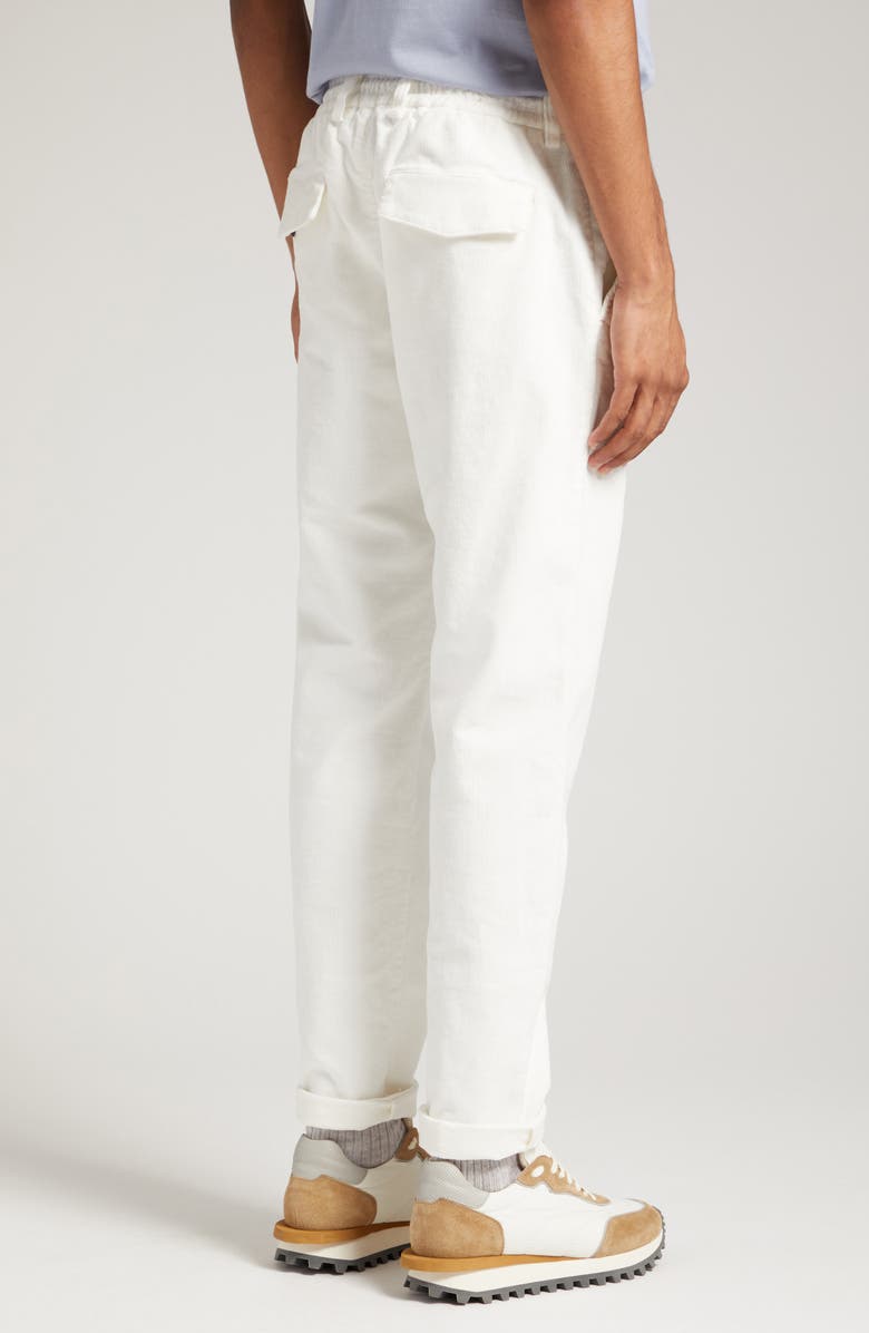 Eleventy Drawstring Waist Stretch Corduroy Pants, Alternate, color,