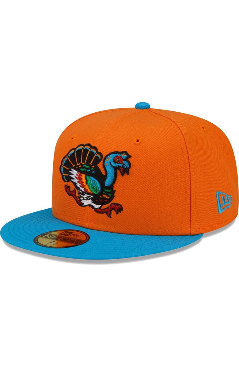 New Era Men's New Era Orange Augusta GreenJackets Copa De La Diversion 59FIFTY Fitted Hat, Alternate, color, 