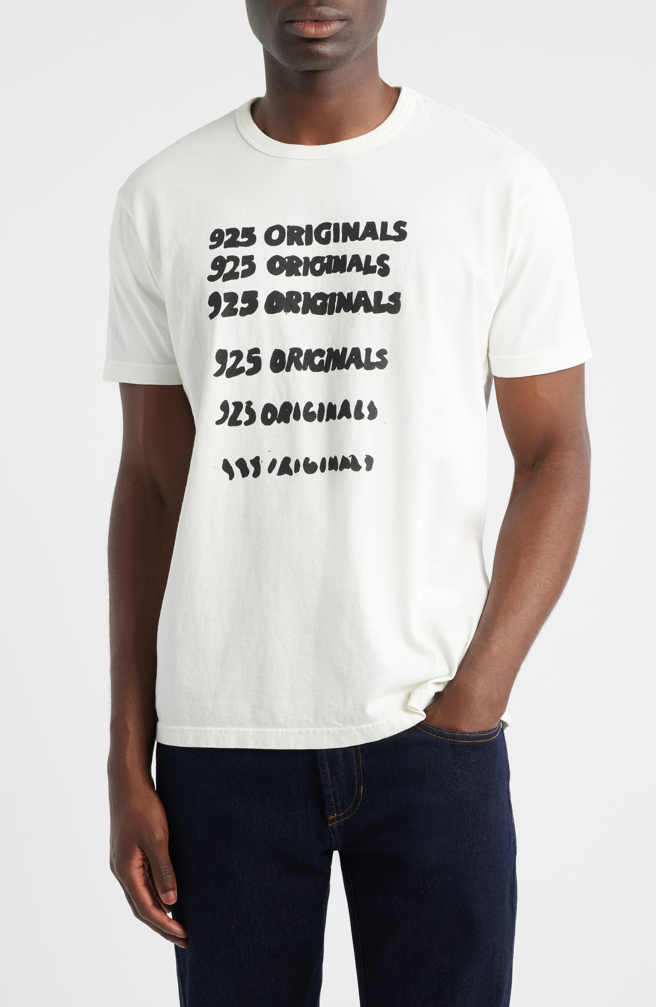 925 Originals Hand Drawn Logo Graphic T-Shirt