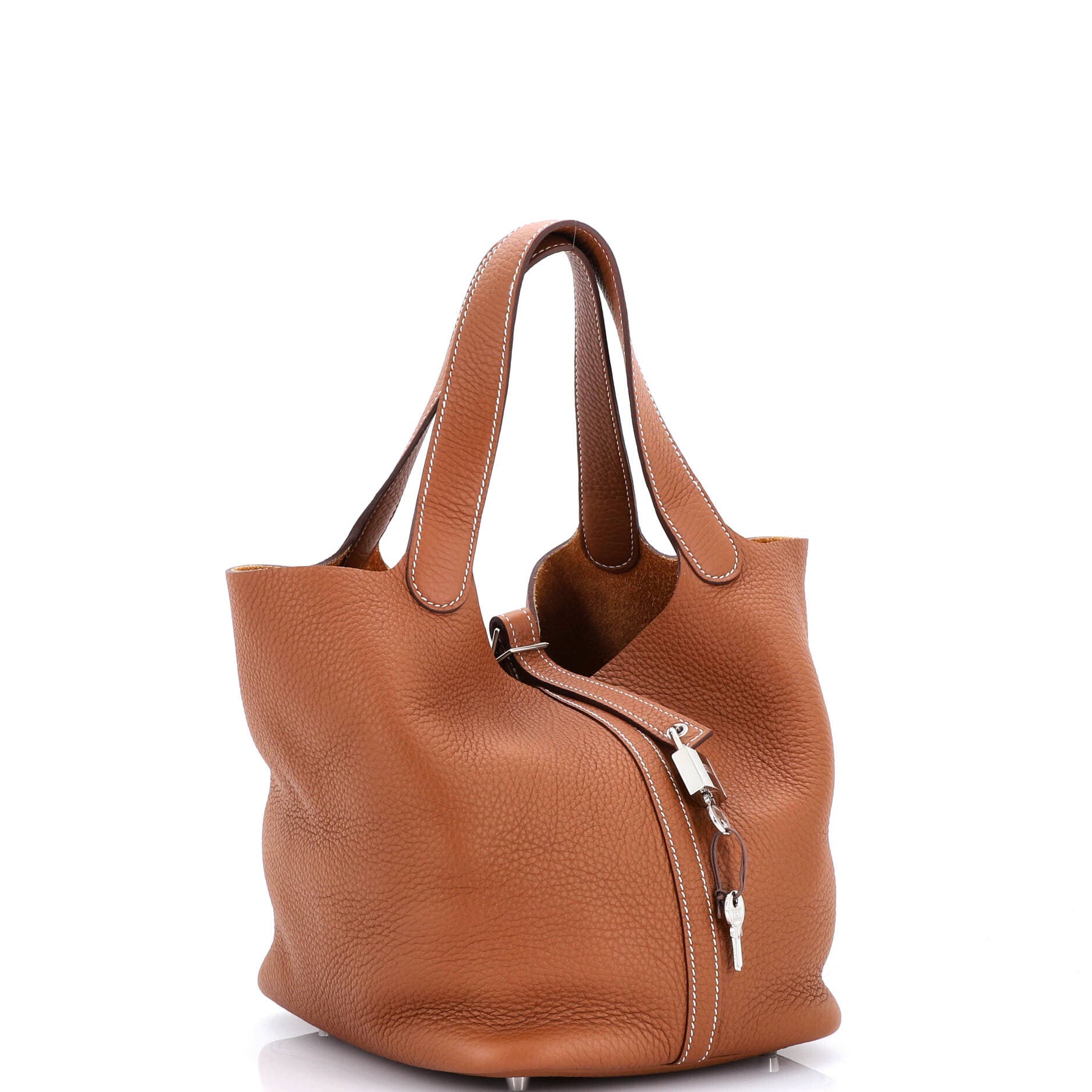 Pre-Owned Hermes Picotin Lock Bag Clemence MM, Alternate, color, 