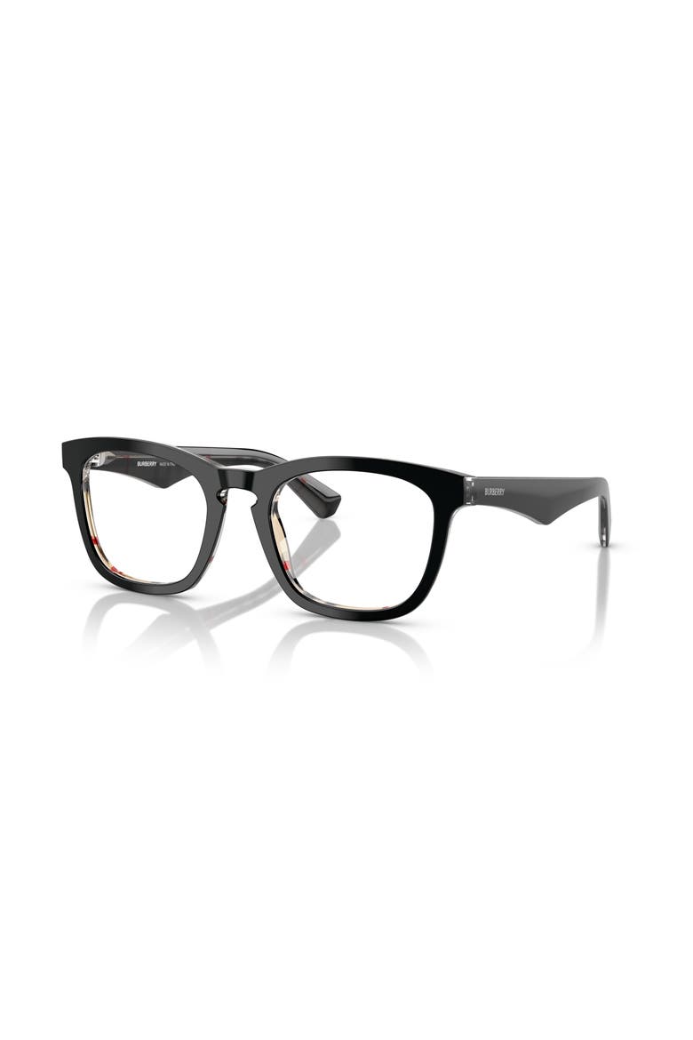 53mm Square optical glasses, Main, color, Black