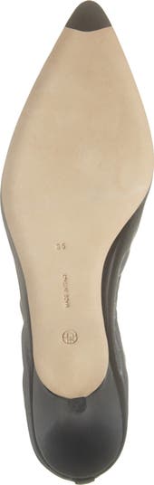 \"THE ROW\" Liisa メタリック パンプス Liisa D'Orsay Pump Purple in Leather – The Row