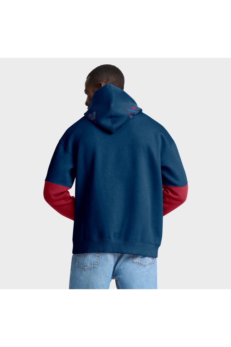Men's Fanatics Navy Houston Texans Helmet Alt Pullover Hoodie, Alternate, color, Navy