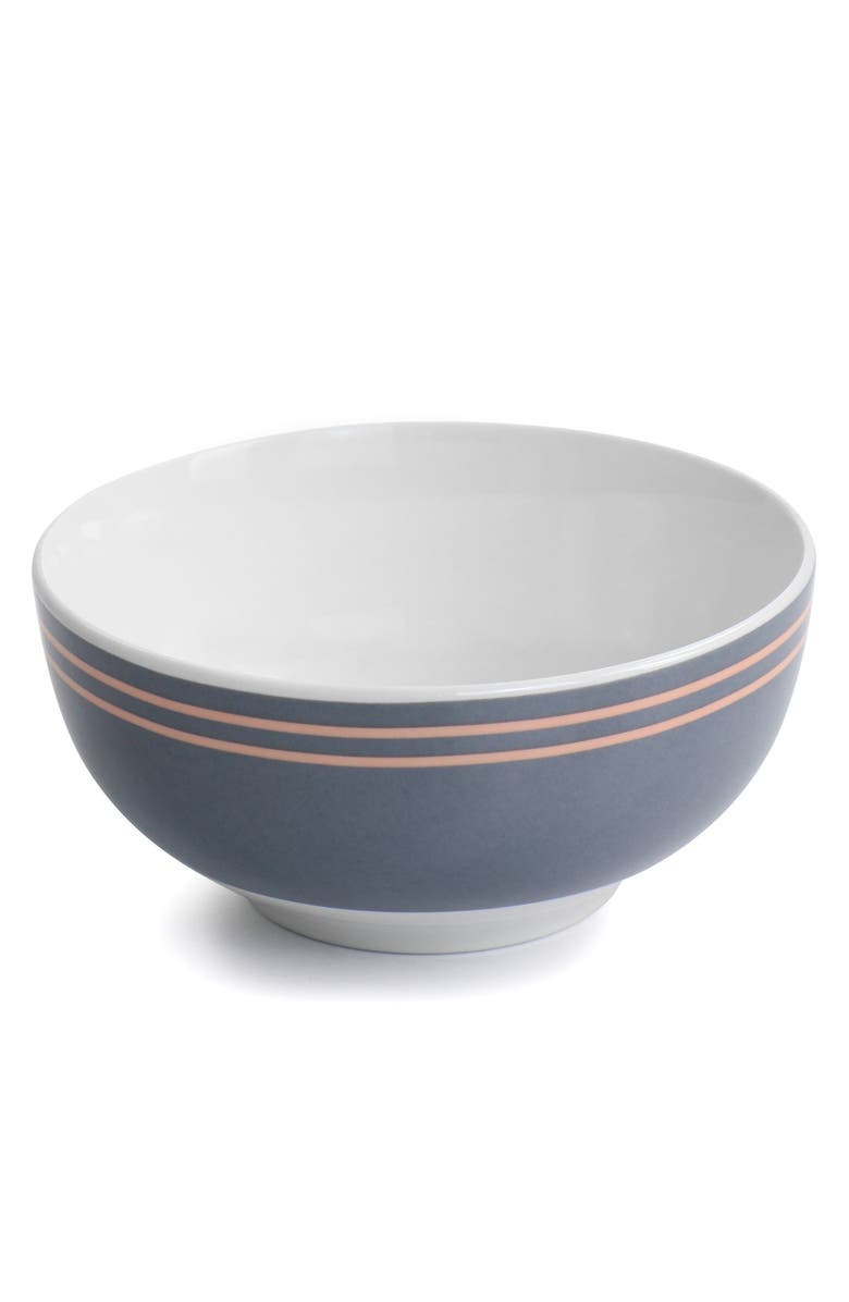 Gibson Home Silver Wind 16 Piece Fine Ceramic Dinnerware Set, Alternate, color, Gray