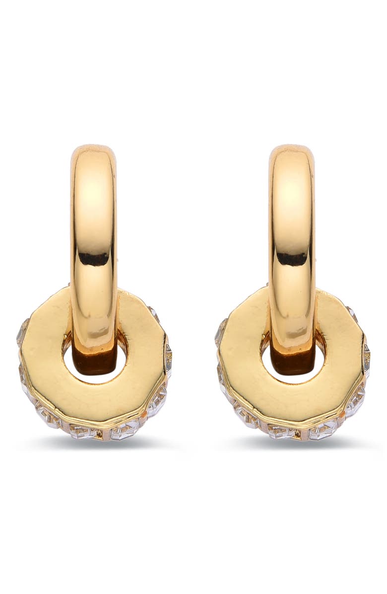 EYE CANDY LOS ANGELES Claire CZ Huggie Hoop Earrings, Alternate, color,