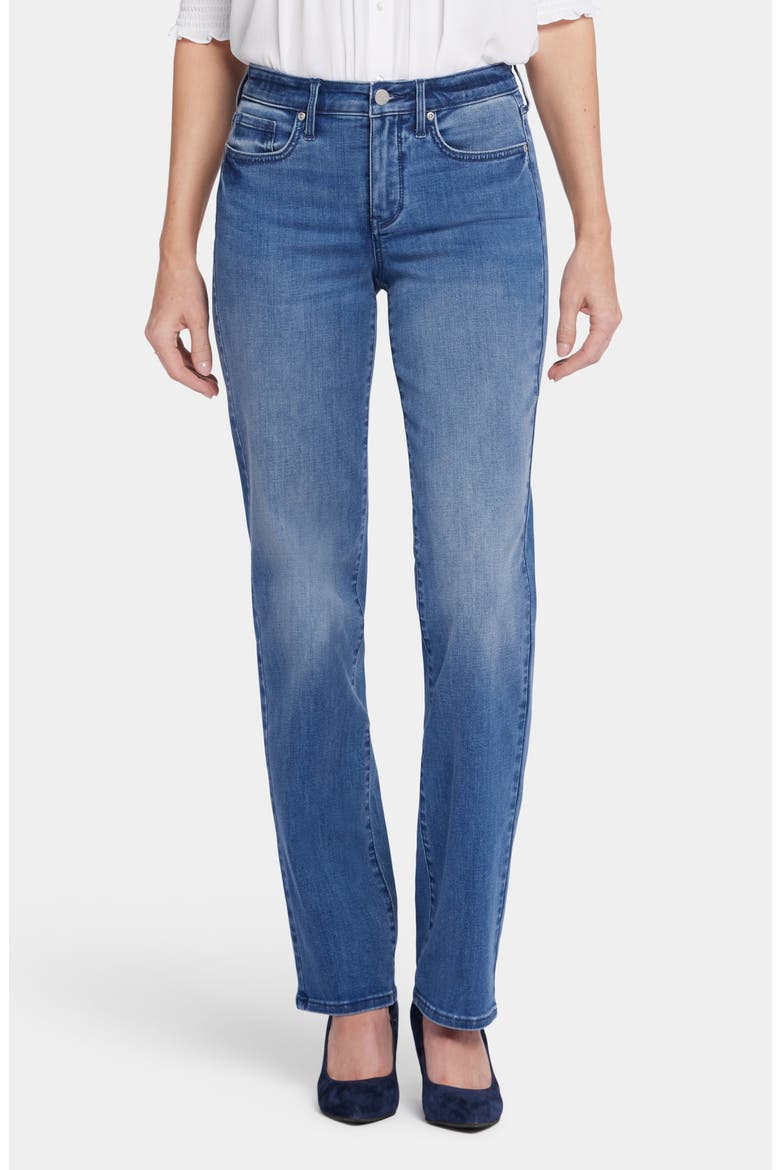 Bailey Cool Embrace® Mid Rise Relaxed Straight Leg Jeans, Main, color, BLUE ISLAND