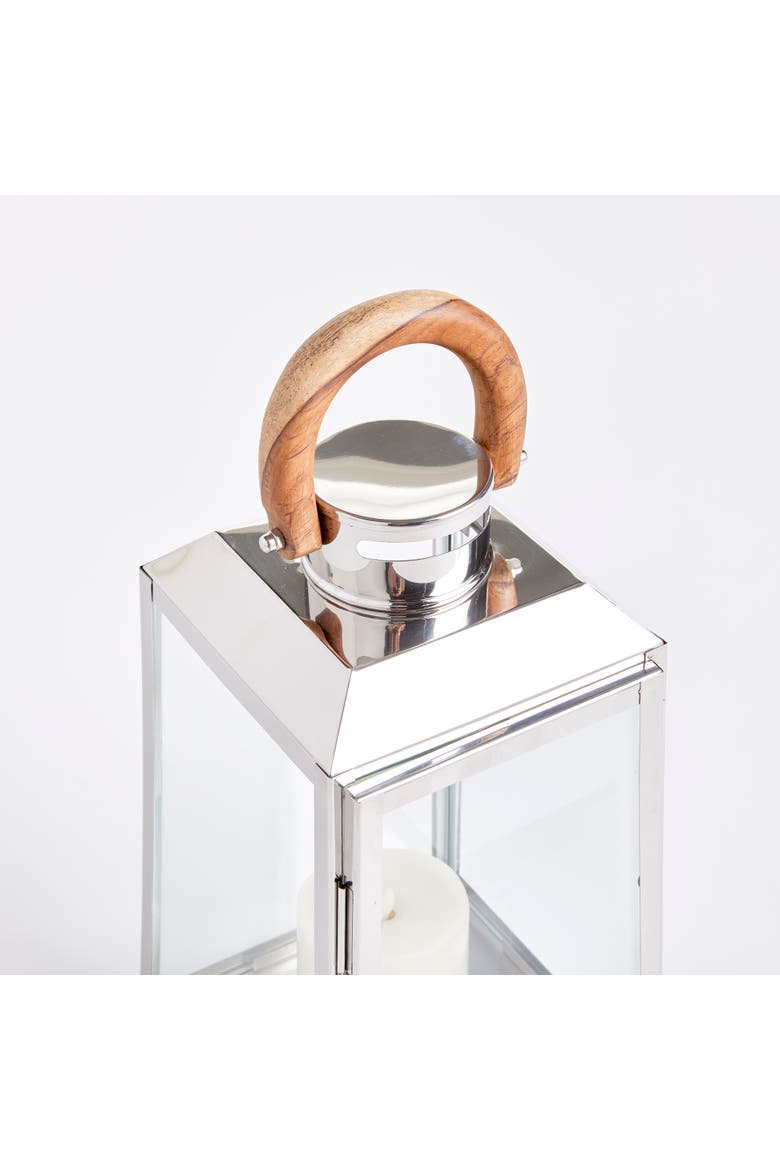 Oceanside Outdoor Lantern, Alternate, color, Silver
